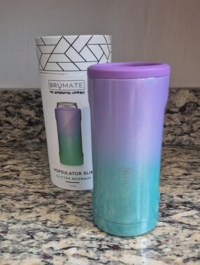 Brumate Hopsulator Slim In Glitter Mermaid